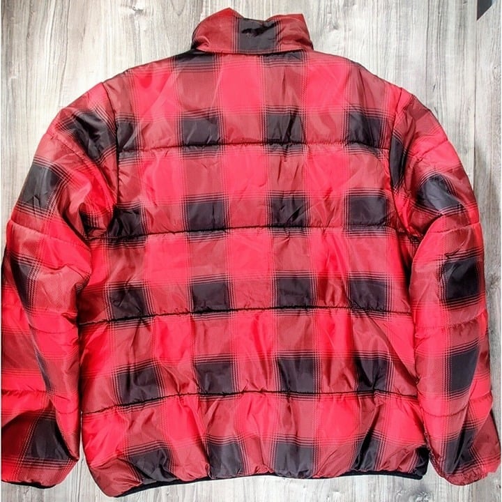 Puffer Jacket by Universal Thread Goods Co. size L, Red/Black