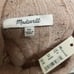 Madewell Donegal Evercrest Turtleneck Sweater in Blush Pink Flecked Coziest Yarn