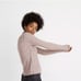 Madewell Donegal Evercrest Turtleneck Sweater in Blush Pink Flecked Coziest Yarn