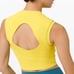 Nwt lululemon sweat intention tank yellow serpentine size 6