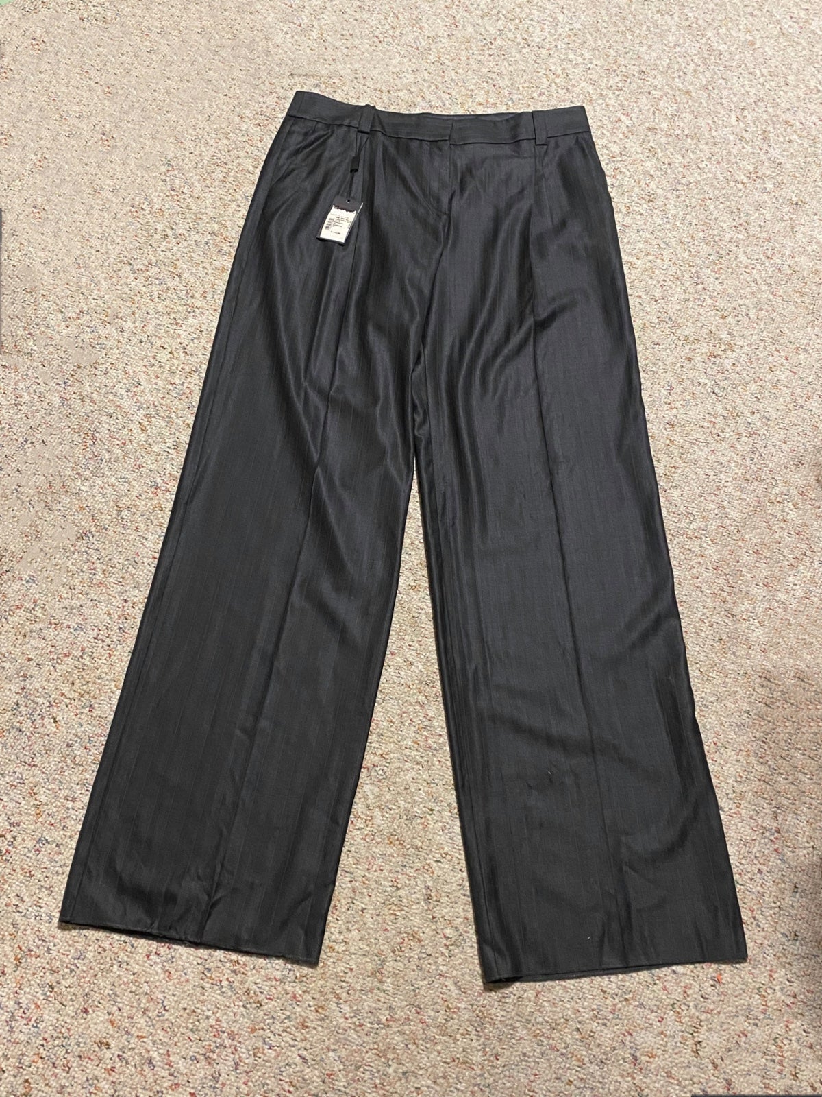 Giorgio Armani Women’s wide-leg wool-blend trousers size 50/ us size 14