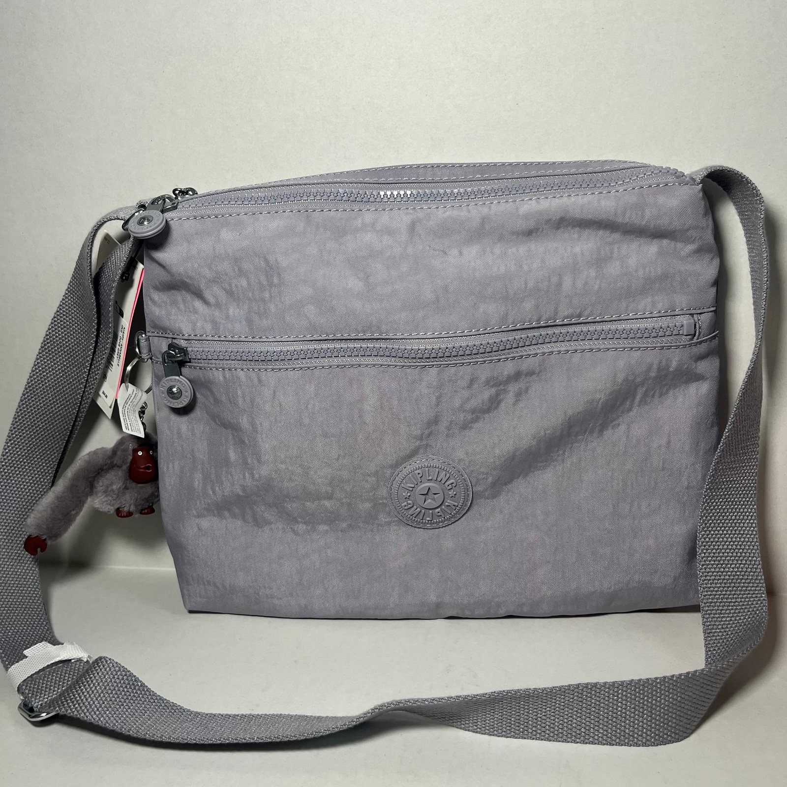 Kipling Annabelle Crossbody Bag Purple Travel Purse Satchel NWT