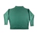 YALA Sweater Womens Small Green Brushed Sweatshirt High Neck Organic Bamboo