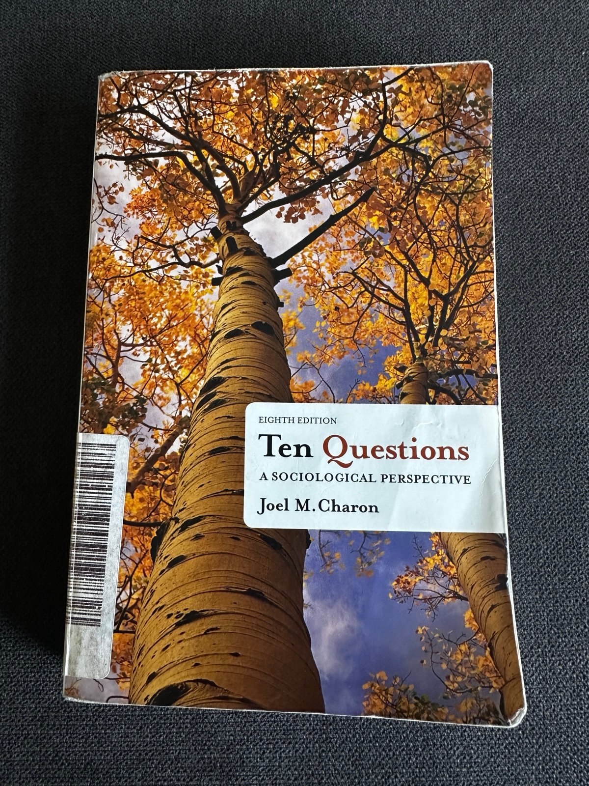 Ten Questions A Sociological Perspective By Joel M. Charon 8th Edition
