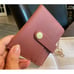 New Women's Pink Slim RFID Bifold Wallet Zipper Pocket, ID Window & Keychain
