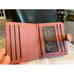 New Women's Pink Slim RFID Bifold Wallet Zipper Pocket, ID Window & Keychain