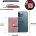 New Women's Pink Slim RFID Bifold Wallet Zipper Pocket, ID Window & Keychain