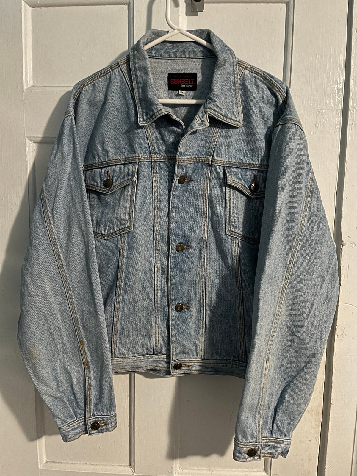 Men’s Vintage 80s Sunbelt Denim Jacket size S