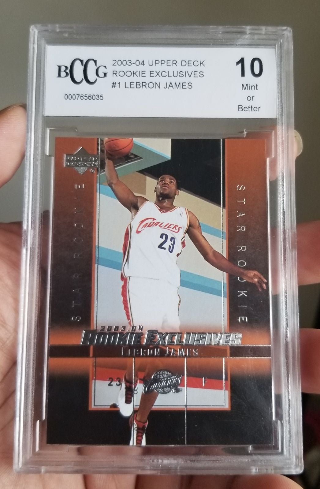 lebron James 2003 Upper Deck Exclusive