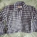 Earth Ragz Plaid Collared Sweatshirt Size XL