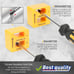 Magnetic Screwdrivers Set with Case, Amartisan 43-piece Includs Slotted
