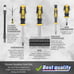 Magnetic Screwdrivers Set with Case, Amartisan 43-piece Includs Slotted