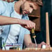 Magnetic Screwdrivers Set with Case, Amartisan 43-piece Includs Slotted