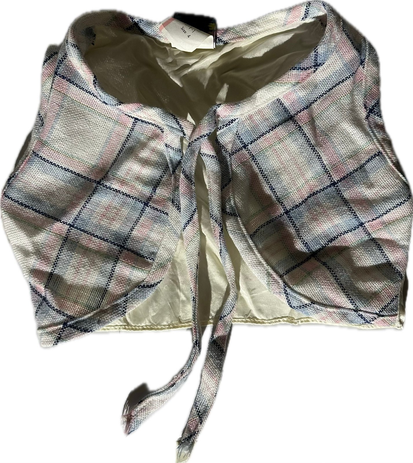 My Very Own Plaid Vest - New York & Paris-Late 1960s/1970s Vintage girls 4