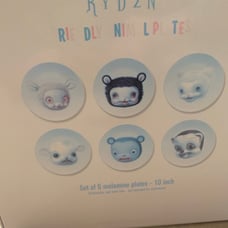 Mark Ryden friendly animal plates