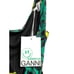 Ganni One-Piece Belted Swimsuit Size 48 EU/XXL Banana Tree Black Recycled NWT