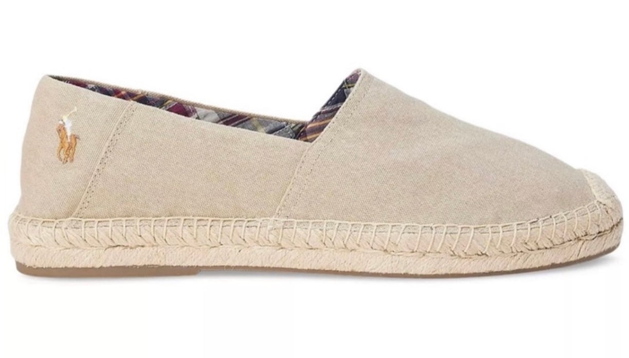 Polo Ralph Lauren's Cevio Washed Canvas Espadrille All Sizes