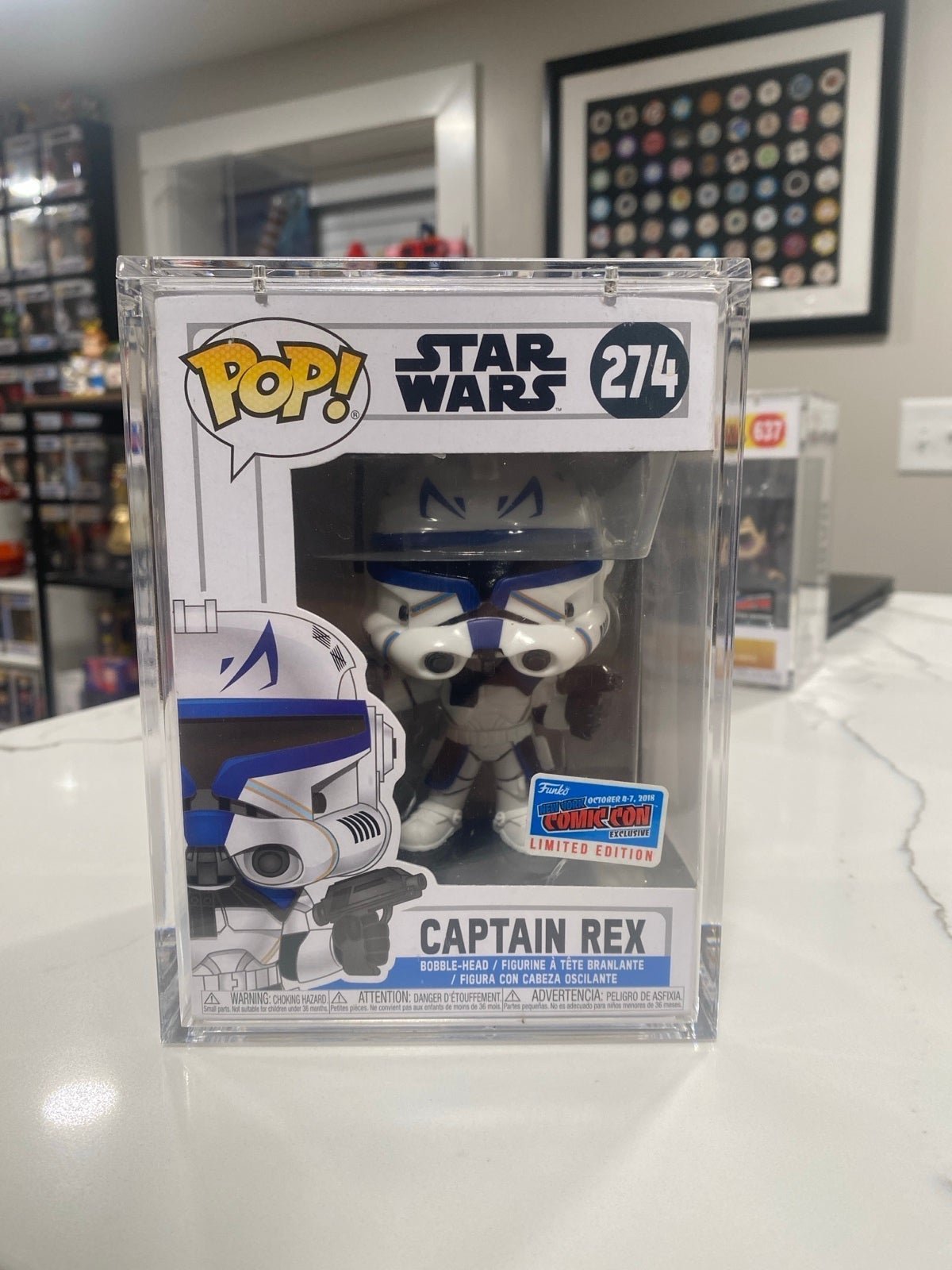 Funko POP! Captain Rex (Star Wars) 2018 NYCC Official Sticker #274