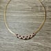 Vintage Gold Plated Flat Chain Necklace