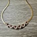Vintage Gold Plated Flat Chain Necklace