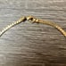 Vintage Gold Plated Flat Chain Necklace