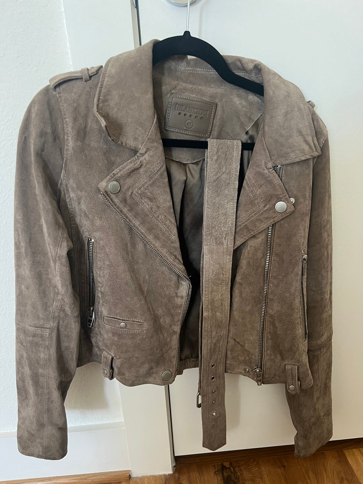 Blank Nyc Suede Moto Jacket