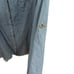 Sacred Threads Dress Womens S/M Chambray Button Up Shirt Hem Roll Tab Sleeves