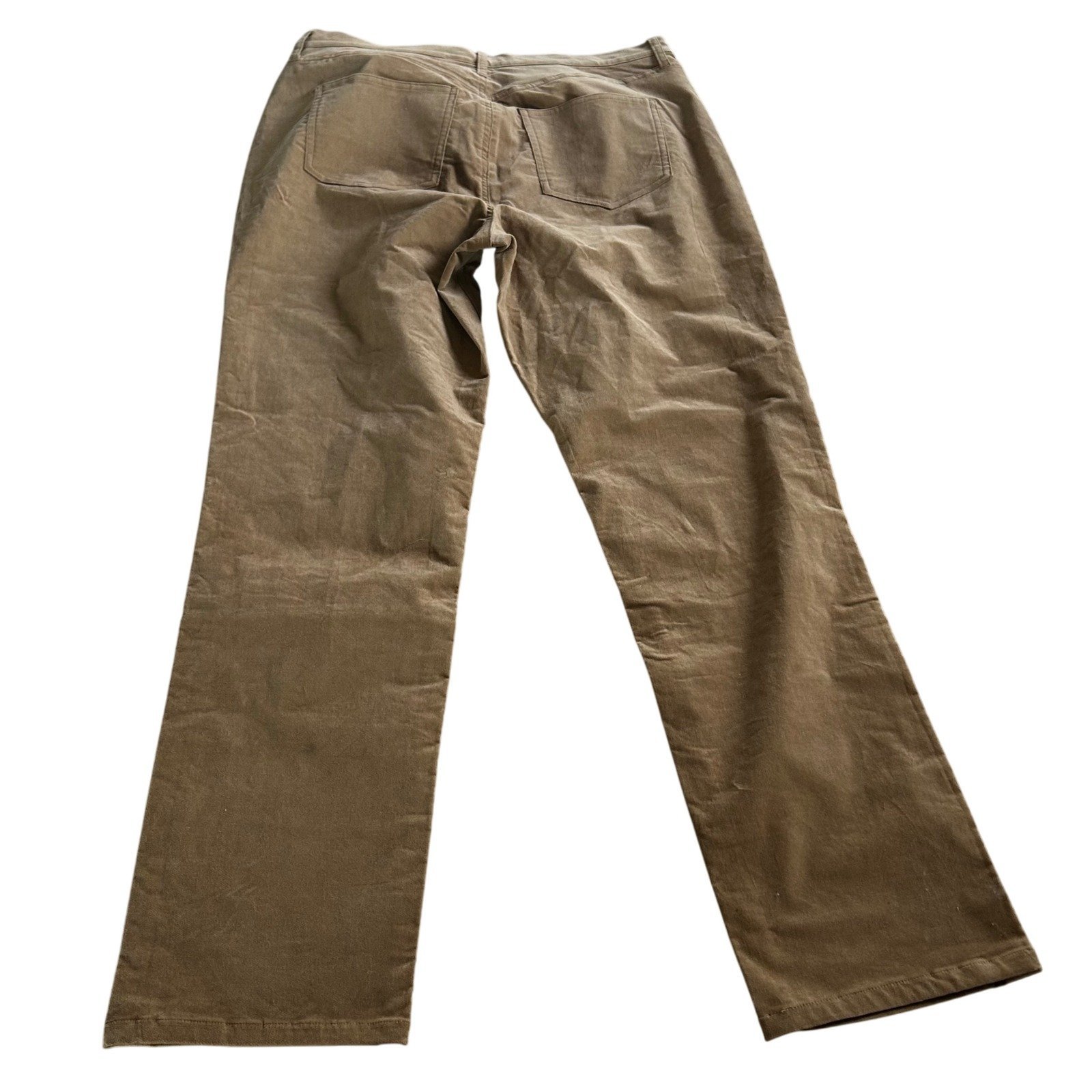 Boden Corduroy Pants Straight Leg Casual Everyday Trousers Tan Size 14 Long