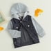 Boys Corduroy Hodded Jacket | Grey | 18M