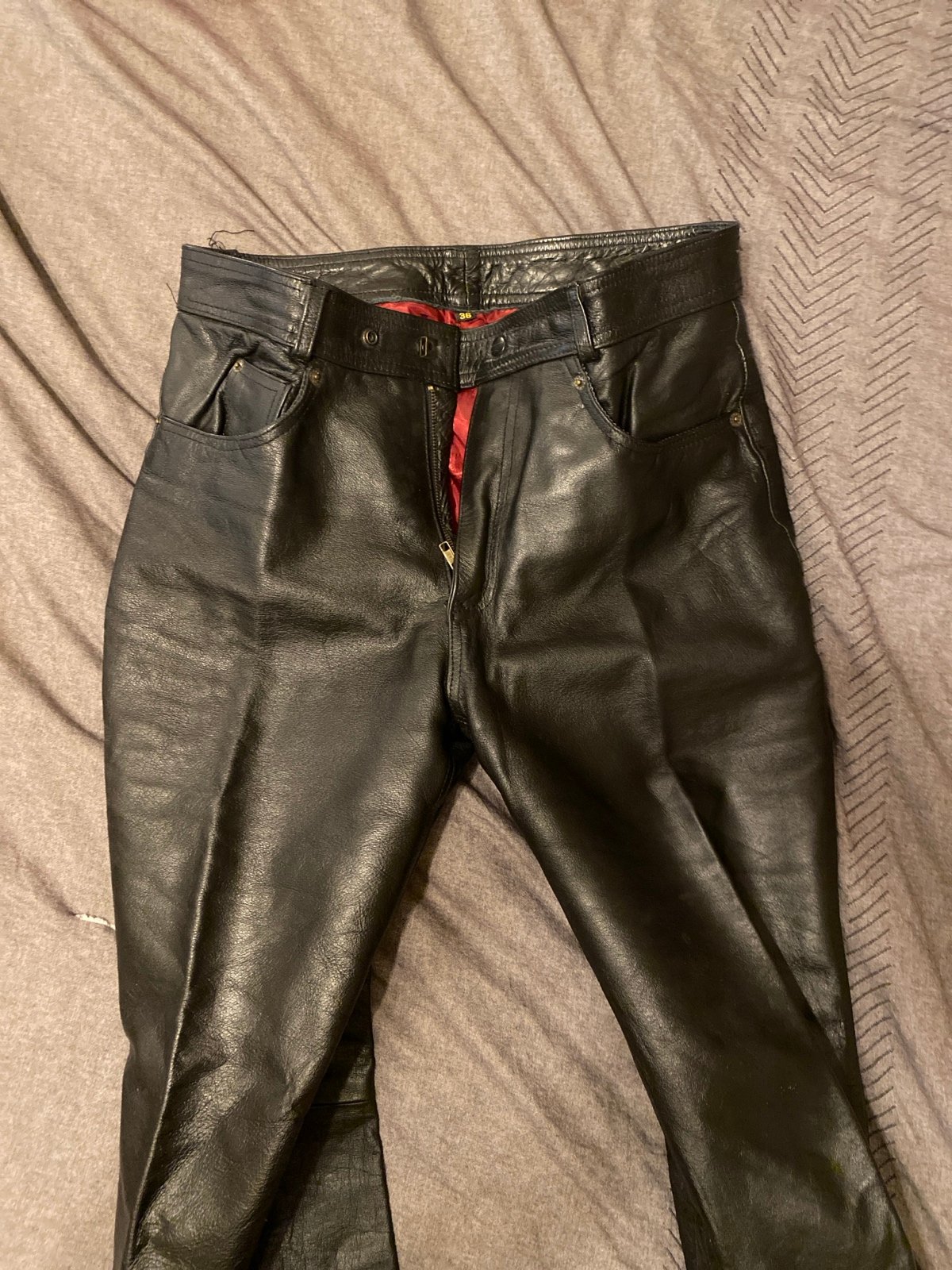 Leather Biker pants