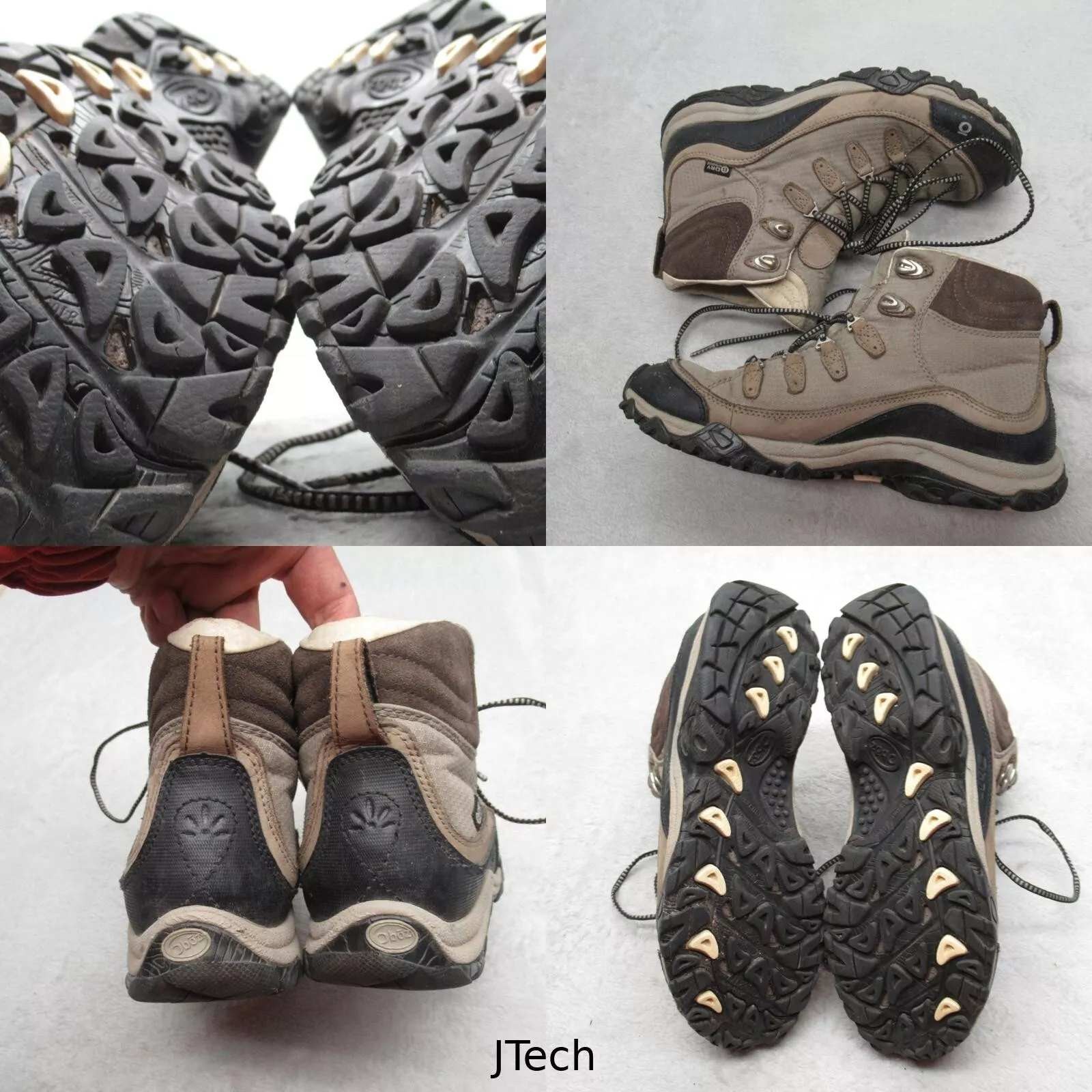 Oboz Juniper Boots Womens 8 Brown Mid-Dry Waterproof Hiking Breathable Rugged