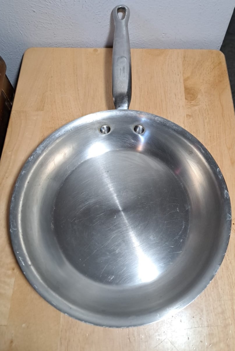 KIRKLAND Professional Stainless Steel 10” Skillet Pan Copper Core Made in Ital