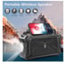 Portable Bluetooth Speaker w/Solar Charge, Wireless w/Outdoor Emerg. Flashlight
