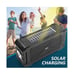 Portable Bluetooth Speaker w/Solar Charge, Wireless w/Outdoor Emerg. Flashlight