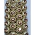 Vintage Roxanne Assoulin RA Rhinestone Chunky Heavy Goldtone Stretch Bracelet