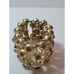 Vintage Roxanne Assoulin RA Rhinestone Chunky Heavy Goldtone Stretch Bracelet