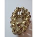 Vintage Roxanne Assoulin RA Rhinestone Chunky Heavy Goldtone Stretch Bracelet