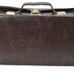 Vtg 12 Cassette Tape Holder Brown