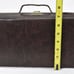 Vtg 12 Cassette Tape Holder Brown