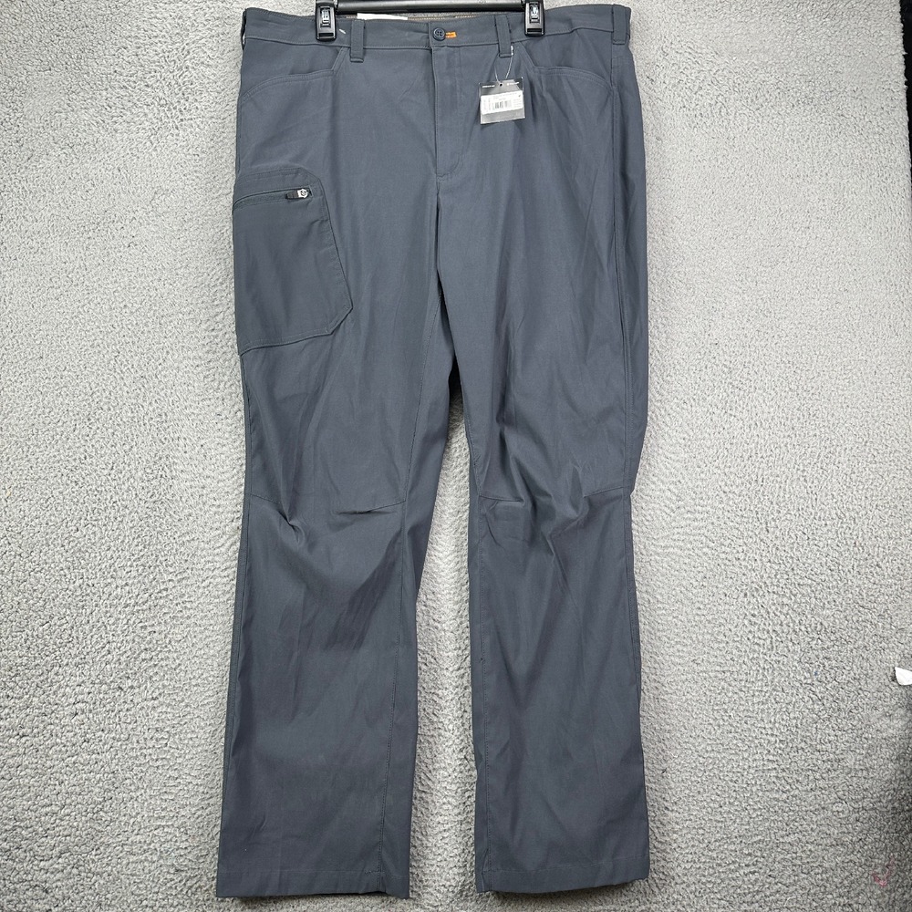 Eddie Bauer Cargo Hiking Pants Adult 40X32 Gray Performance Tech Stretch Men NEW