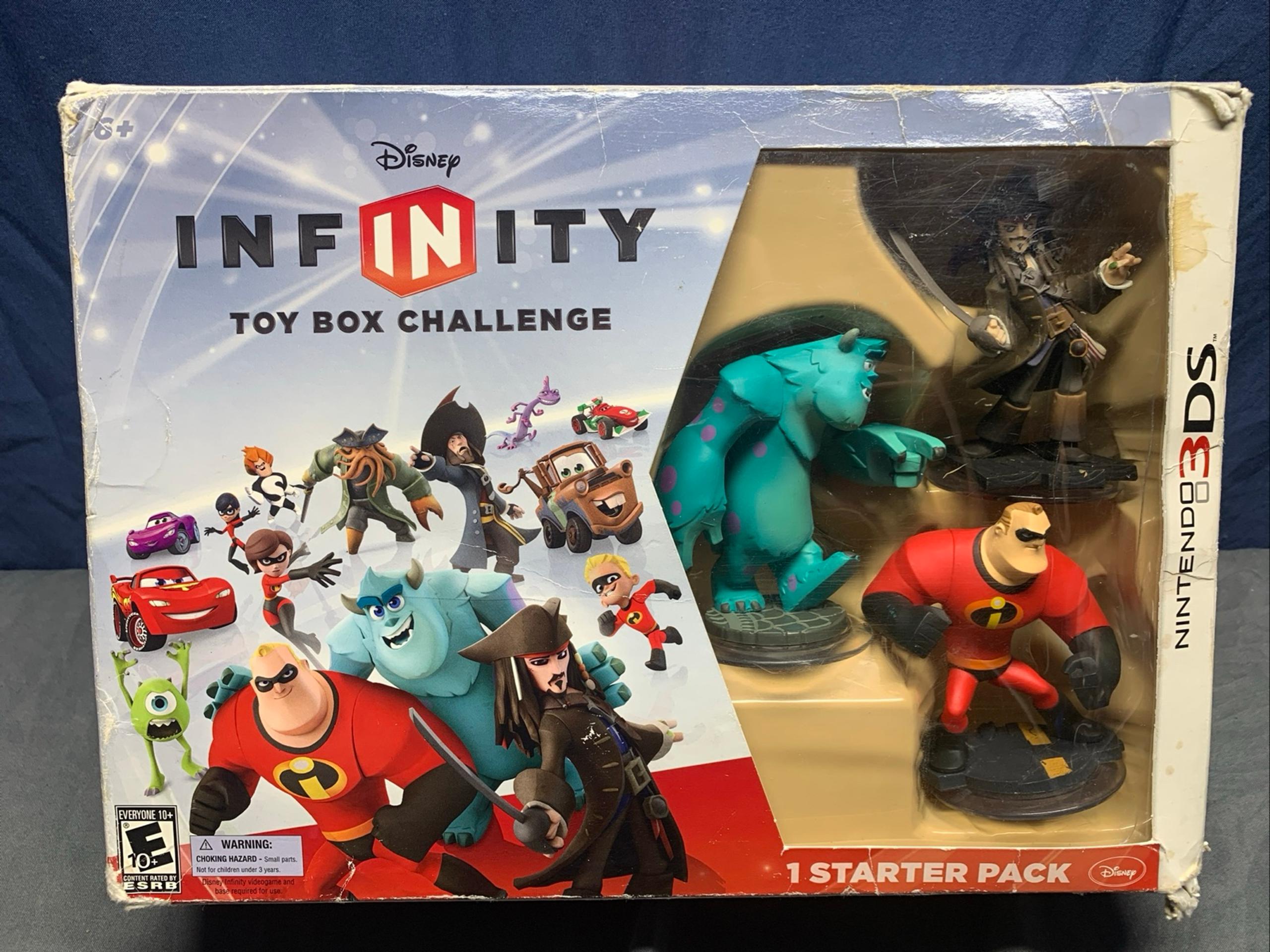 Disney Infinity Toy Box Challenge Starter Pack Nintendo 3DS No Game