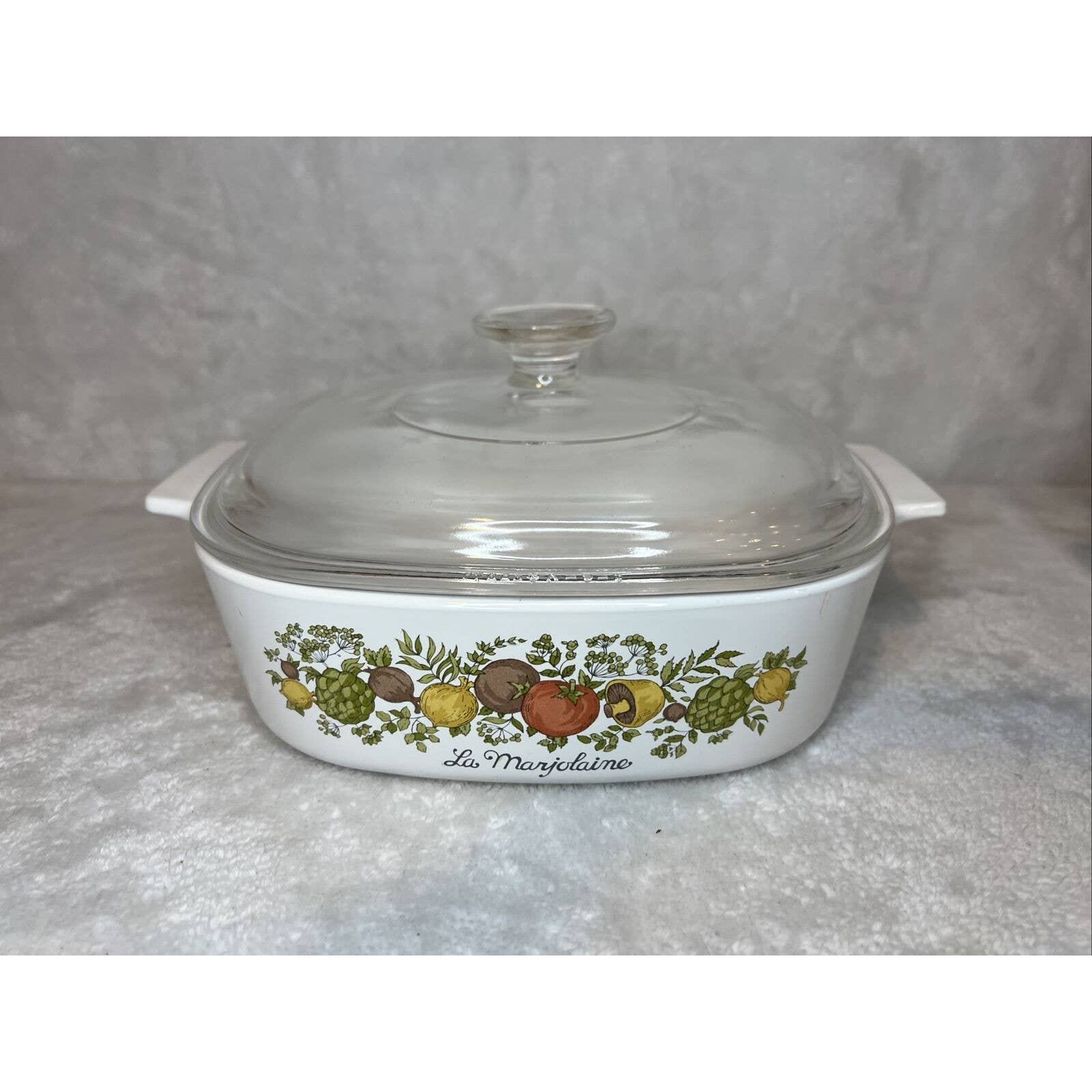 Corning Ware A-2-B Spice of Life La Marjolaine Casserole Dish 2 L with Lid A-9-C