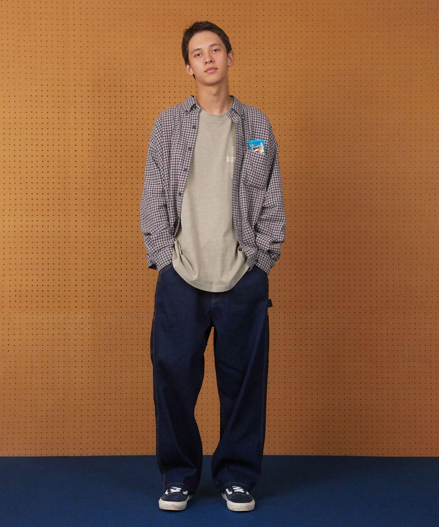 NAUTICA/Nautica ☆ Washed Painter Denim Pants Navy L
