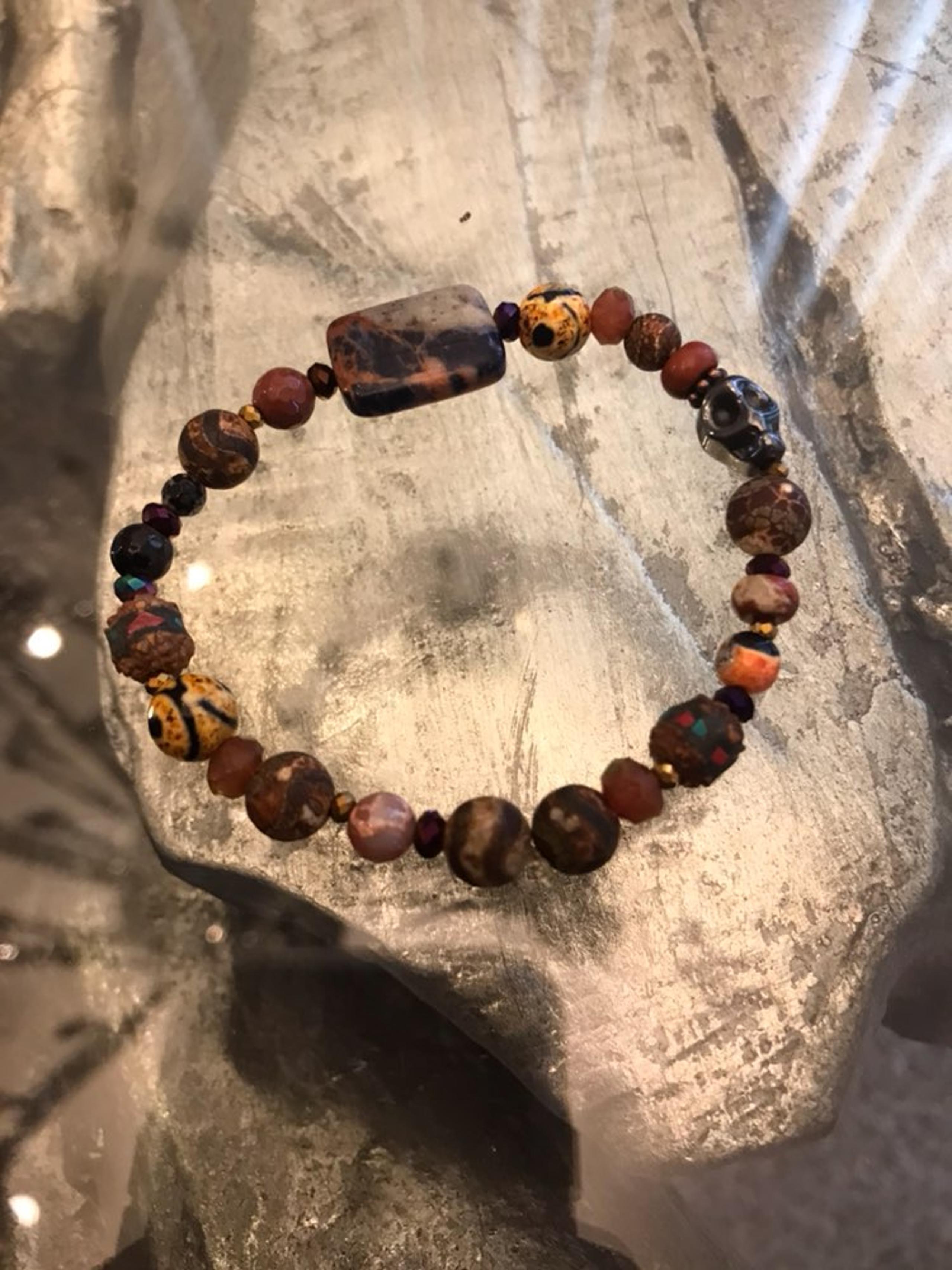 Handmade Bracelet Semi Precious Stones