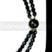 Art Deco Double-Strand Faceted Glass Bead Necklace