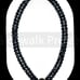Art Deco Double-Strand Faceted Glass Bead Necklace