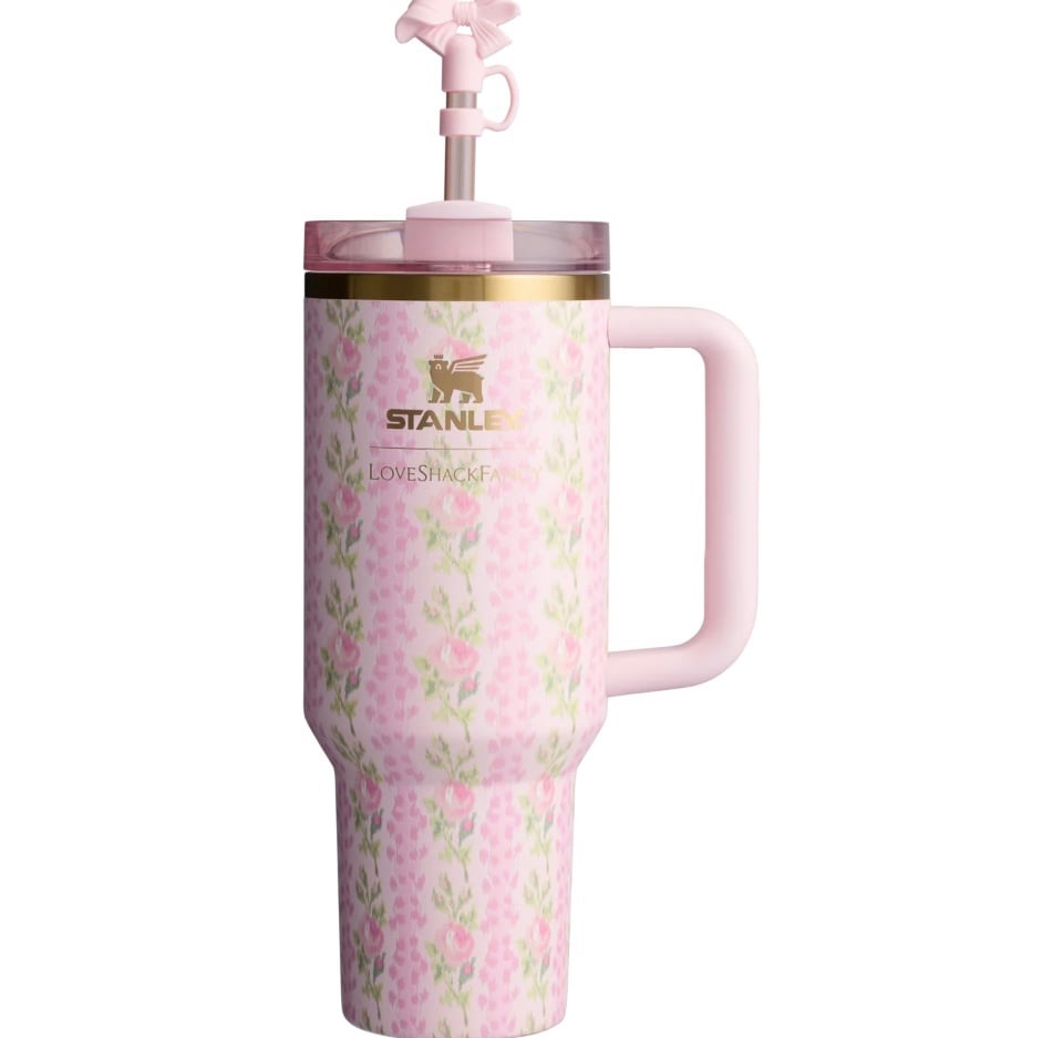 Stanley x LoveShackFancy 40oz Blooming Heirloom Pink