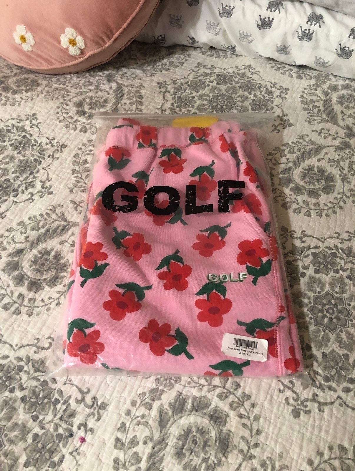 GOLFWANG Find Some Time Seeatpants Pink XL NEW!!!