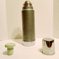 Vintage Green Aladdin Stanley Quart Thermos No A-944C Camping Survival Hiking