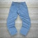 Vintage Polar Jeans Light Wash Fleece Lined Made in USA Baggy Fit Denim 90s